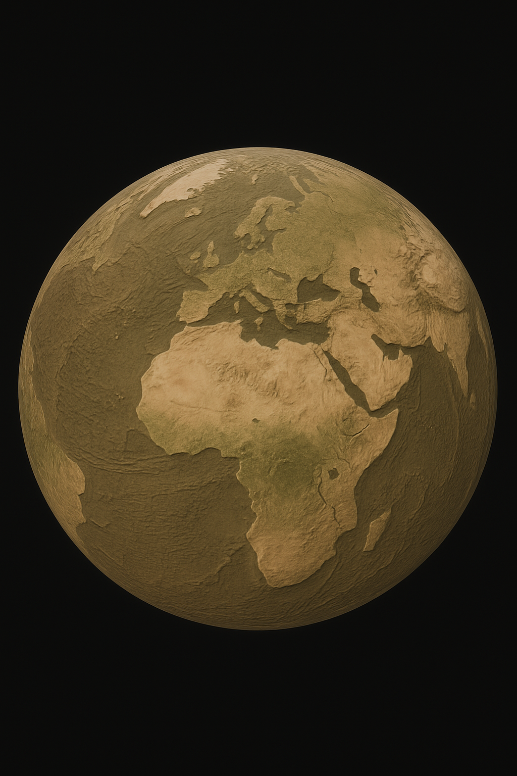World Map showing geopolitical water stress areas